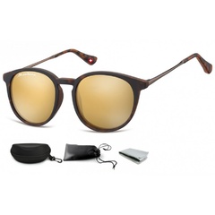 Okulary dziecięce lenonki unisex lustrzanki matowe cs71d