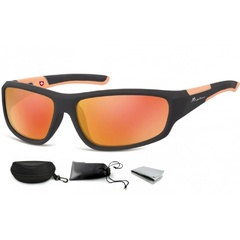 Okulary dziecięce sportowe unisex lustrzane matowe cs91a
