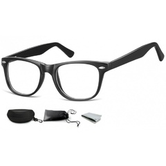 Okulary oprawki zerówki korekcyjne nerdy flex sunoptic ac15 czarne