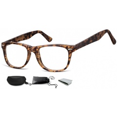 Okulary oprawki zerówki korekcyjne nerdy flex sunoptic ac15e bursztynowe