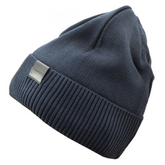 Męska zimowa czapka granatowa z polarem - l/xl 2moro st-539