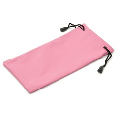 Etui woreczek na okulary w kolorze jasny róż