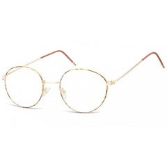 Lenonki okulary oprawki optyczne 929h panterka + złoty