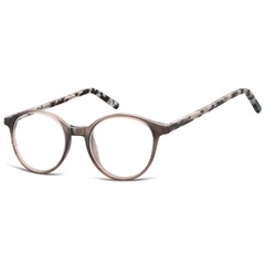 Okulary oprawki zerówki korekcyjne lenonki unisex sunoptic ac23h szary + szary szylkret