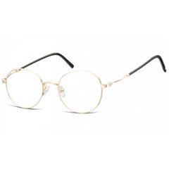 Lenonki okrągłe okulary oprawki optyczne 927c złote