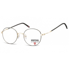 Lenonki okulary  oprawki optyczne mm598d czarno-złote