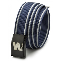 Pasek parciany granatowy stylion - st-03