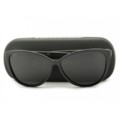 Damskie okulary kocie polaryzacyjne czarne pol-816