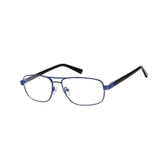 Okulary oprawki prostokątne optyczne sunoptic 664e niebieski + czarny zausznik