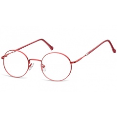 Lenonki okrągłe okulary oprawki optyczne 926f czerwone