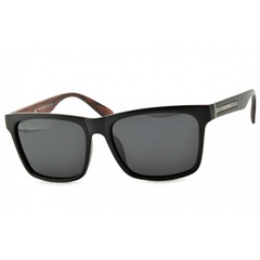Okulary polaryzacyjne nerdy lustrzane czarne pol-766