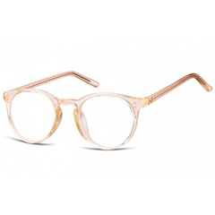 Okulary oprawki korekcyjne lenonki zerówki transparentne sunoptic cp123f