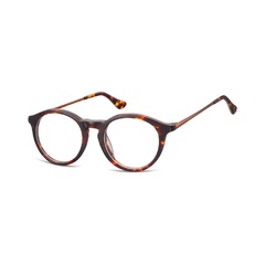 Okrągłe okulary oprawki zerowki korekcyjne sunoptic ac47