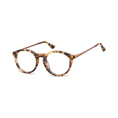 Okrągłe okulary oprawki zerowki korekcyjne sunoptic ac47b