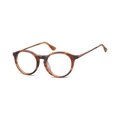 Okrągłe okulary oprawki zerowki korekcyjne sunoptic ac47g