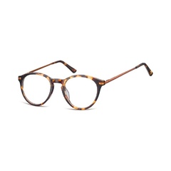 Okrągłe okulary oprawki zerowki korekcyjne sunoptic ac50b