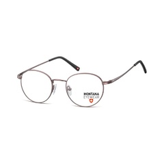 Grafitowe lenonki okragle okulary oprawki optyczne montana mm609c