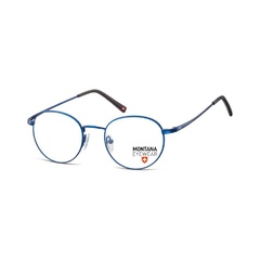 Granatowe lenonki okragle okulary oprawki optyczne montana mm609e
