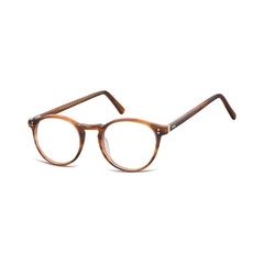 Okrągłe okulary oprawki zerowki korekcyjne sunoptic ac43b