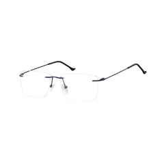  bezramkowe okulary oprawki korekcyjne sunoptic 988c ciemnogranatowe