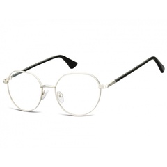 Lenonki okrągłe okulary oprawki optyczne 916e srebrna