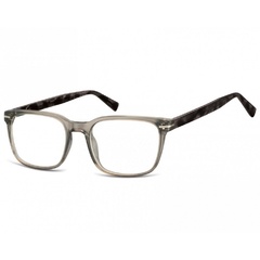 Okulary oprawki korekcyjne nerdy zerówki sunoptic cp119aszare transparentne
