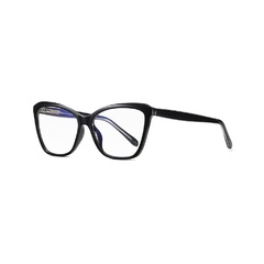 Kocie okulary do komputera damskie z filtrem blue light zerówki 2552c