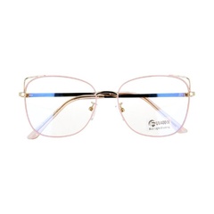 Okulary kocie do komputera damskie z filtrem blue light zerówki 2573-5