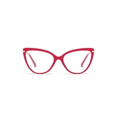 Okulary kocie do komputera damskie z filtrem blue light zerówki 2563-2
