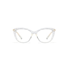 Okulary kocie do komputera damskie z filtrem blue light zerówki 2571-5