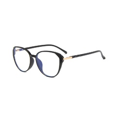 Okulary do komputera owalne damskie z filtrem blue light zerówki 2572
