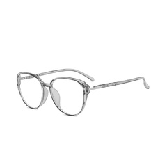 Okulary do komputera owalne damskie z filtrem blue light zerówki 2572-2