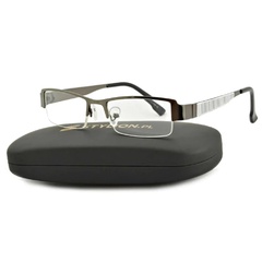 Minusy okulary korekcyjne metalowo-żyłkowe st309 moc: -2