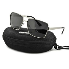 Męskie pilotki polaryzacyjne okulary aviator pol-7067