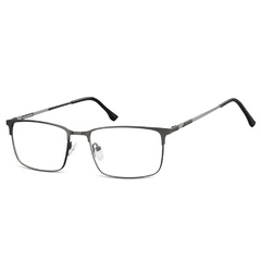 Okulary zerówki korekcyjne nerd prostokątne 907c czarne