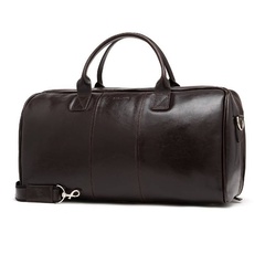 Podróżna torba ze skóry smooth leather r10-br