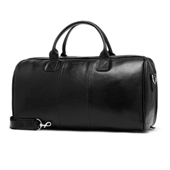 Podróżna torba ze skóry smooth leather r10-bl