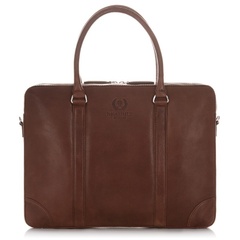Skórzana torba na laptopa paolo peruzzi slim in-18-br