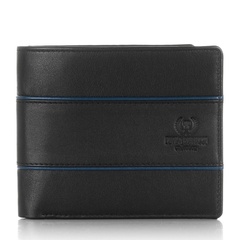 Portfel męski paolo peruzzi z niebieskimi lamówkam rfid in-11-blue