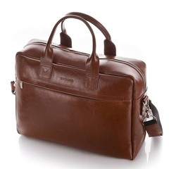 Skórzana męska torba na ramię r03xl 9010-lightbrown