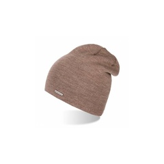 Stylowa czapka damska smerfetka kawa cz20 9939-coffee