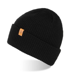Męska czarna zimowa czapka cz10 9927-black