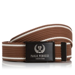 Męski pasek parciany paolo peruzzi pw-08-pp-115 cm