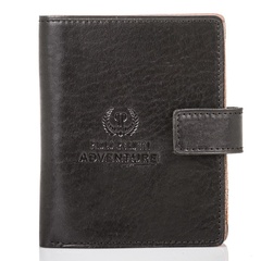Czarno brązowy portfel męski paolo peruzzi slim wallet 910