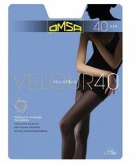 Rajstopy omsa velour 40 den 2-4