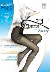 Rajstopy gatta body relax medica 20 den 5-xl