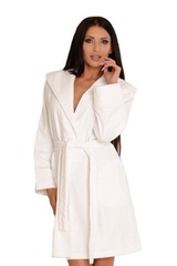 Szlafrok damski de lafense twin frotte 986