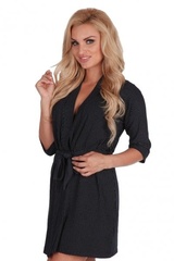 Szlafrok damski de lafense 526 kropki 3xl-4xl