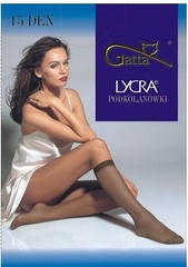 Podkolanówki gatta lycra 15 den a2