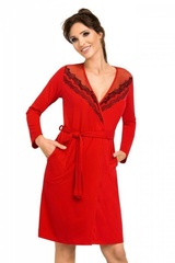Szlafrok jasmine czerwony donna